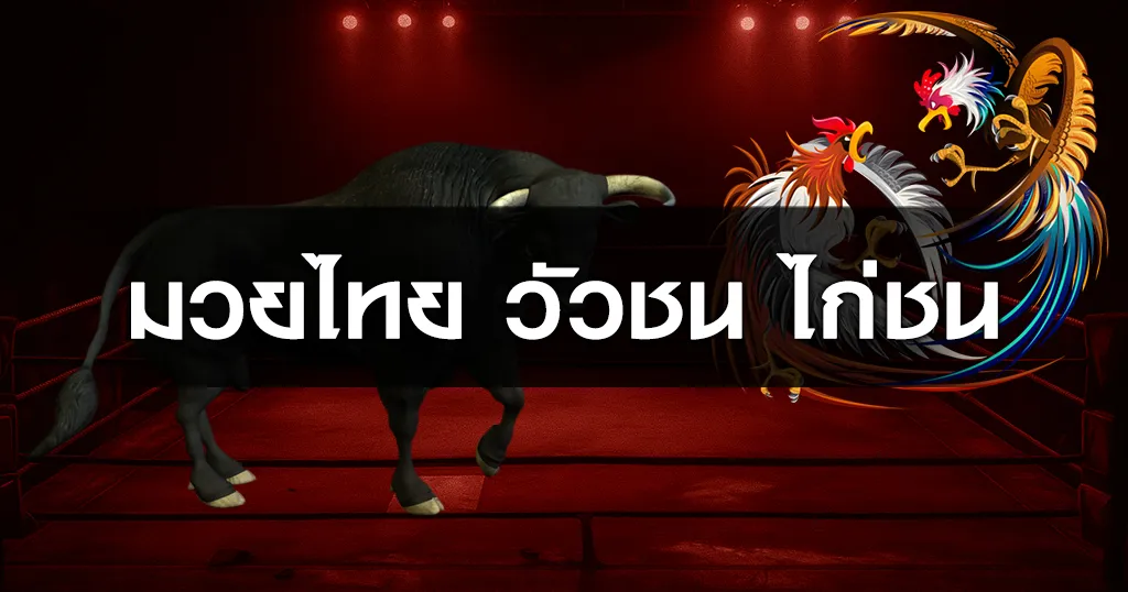 มวยไทย วัวชน และไก่ชน